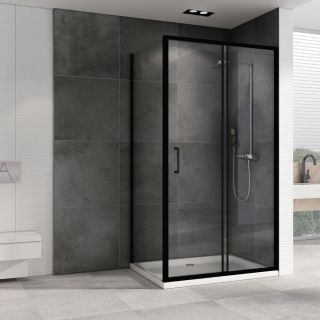 Душевой уголок ABBER Schwarzer Diamant AG30110B5-S60B5 110x60см чёрный